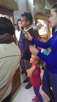 Grafika #7: Przedszkolaki w Mini ZOO w Tuchlinie.