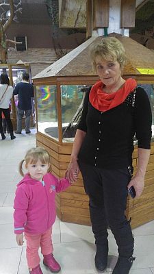 Grafika #8: Przedszkolaki w Mini ZOO w Tuchlinie.