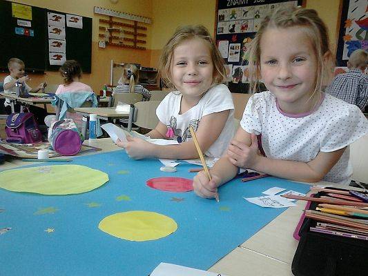 Grafika #4: Uczymy się współpracy przy wspólnym projekcie - klasa 1a SP