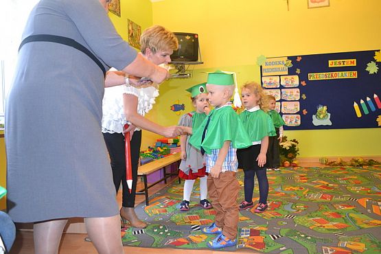 Grafika #17: Pasowanie na przedszkolaka