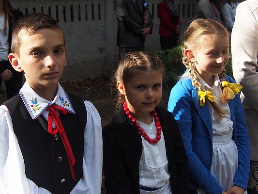 Grafika #2: Uroczystość religijno - patriotyczna na cmentarzu w Krępie Kaszubskiej