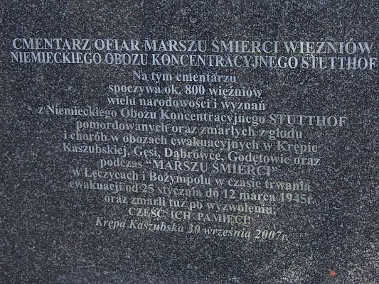 Grafika #5: Uroczystość religijno - patriotyczna na cmentarzu w Krępie Kaszubskiej