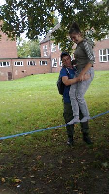 Grafika #1: NASI DZIELNI HARCERZE Z 17 ŁEBIEŃSKIEJ DRUŻYNY BAŻYNOWY BÓR UCZESTNIKAMI JESIENNEJ GRY POLOWEJ 2015