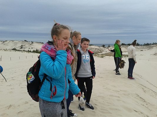 Grafika #6: Wycieczka harcerzy.