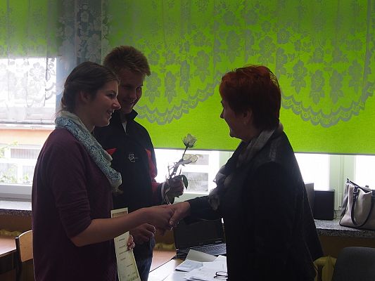 Grafika #3: Lekcja Wos -u z radną, Panią Henryką Gabryelską