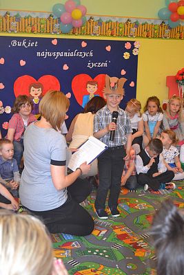 Grafika #8: Bukiet najwspanialszych życzeń od przedszkolaków dla rodziców.