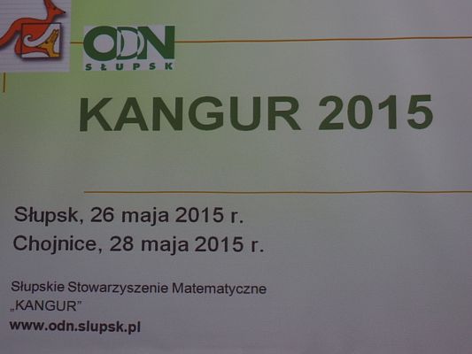 Grafika #1: Uroczyste podsumowanie konkursu "Kangur"