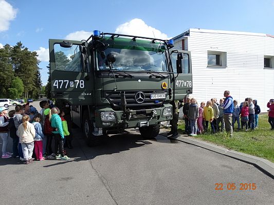 Grafika #12: Wycieczka klasy II i III do Jednostki Wojskowej do Siemirowic
