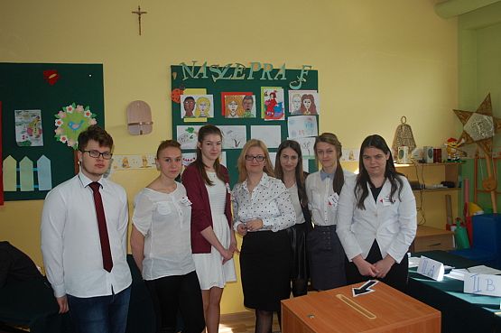 Grafika #6: Młodzi głosują - wybory prezydenckie w naszej szkole