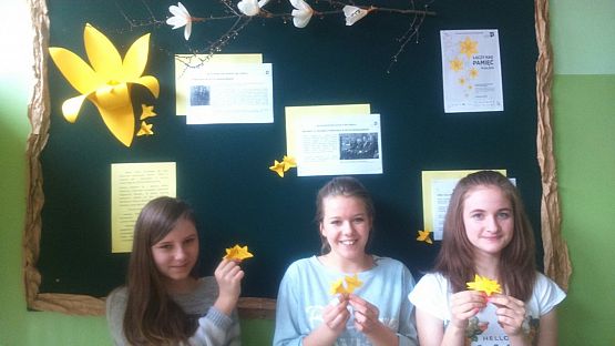 Grafika #12: Akcja społeczno - edukacyjna "Żonkile"