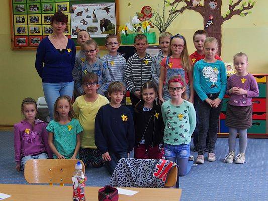 Grafika #6: Akcja społeczno - edukacyjna "Żonkile"