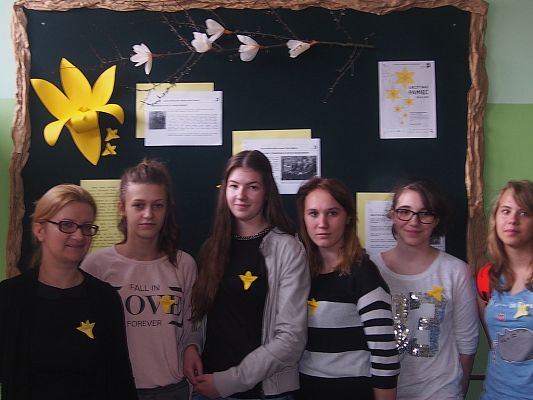 Grafika #10: Akcja społeczno - edukacyjna "Żonkile"