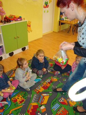 Grafika #3: Zajączek Wielkanocny w Przedszkolu.