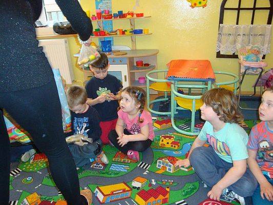 Grafika #6: Zajączek Wielkanocny w Przedszkolu.