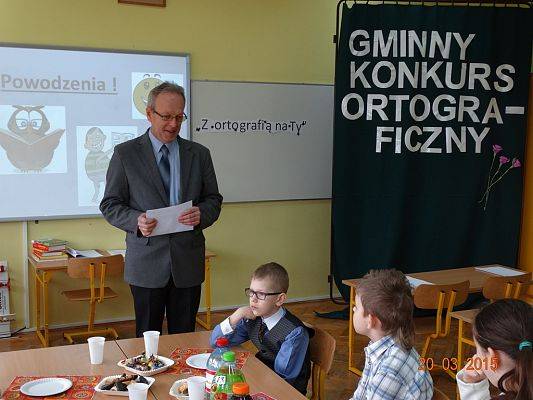 Grafika #0: Gminny Konkurs Ortograficzny dla klas II i III