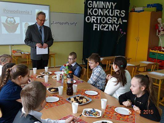 Grafika #3: Gminny Konkurs Ortograficzny dla klas II i III