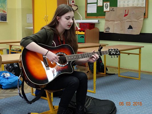 Grafika #2: Muzyczny gość w klasie II.