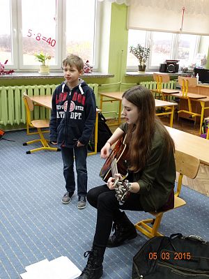 Grafika #13: Muzyczny gość w klasie II.