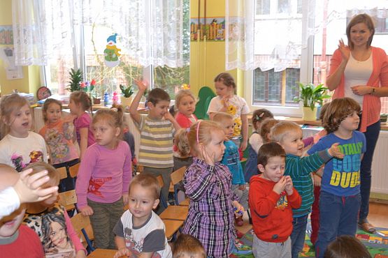 Grafika #9: Wizyta pani doktor w przedszkolu.