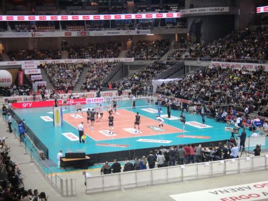 Grafika #5: Wyjazd na mecz na szczycie Plus Ligi Lotos Trefl Gdańsk - Skra Bełchatów.