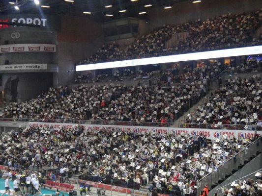 Grafika #6: Wyjazd na mecz na szczycie Plus Ligi Lotos Trefl Gdańsk - Skra Bełchatów.