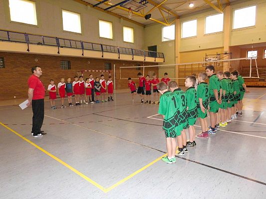 Grafika #12: Powiatowe zawody w piłce siatkowej chłopców ze szkół podstawowych