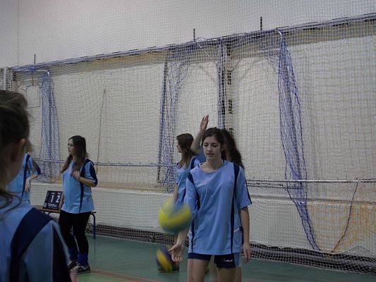 Grafika #1: Powiatowe zawody w piłce siatkowej dziewcząt.