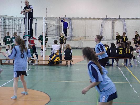 Grafika #5: Powiatowe zawody w piłce siatkowej dziewcząt.