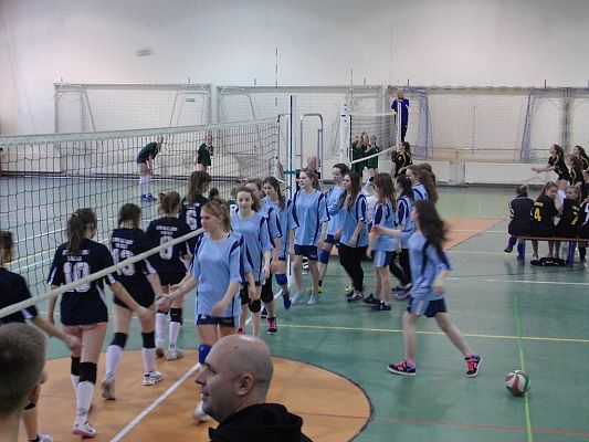 Grafika #8: Powiatowe zawody w piłce siatkowej dziewcząt.