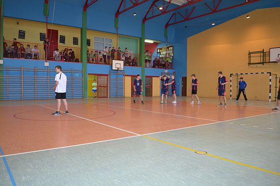 Grafika #1: Gminne zawody w piłce ręcznej chłopców.