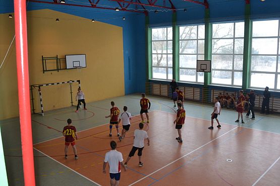 Grafika #6: Gminne zawody w piłce ręcznej chłopców.