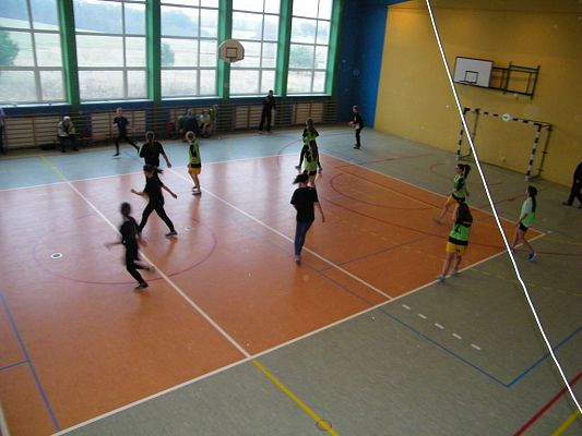 Grafika #7: Gminne zawody w piłce ręcznej dziewcząt