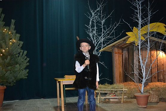 Grafika #1: Konkurs kolęd i pastorałek "Pastuszek bosy" dla uczniów klas I-III Szkoły Podstawowej