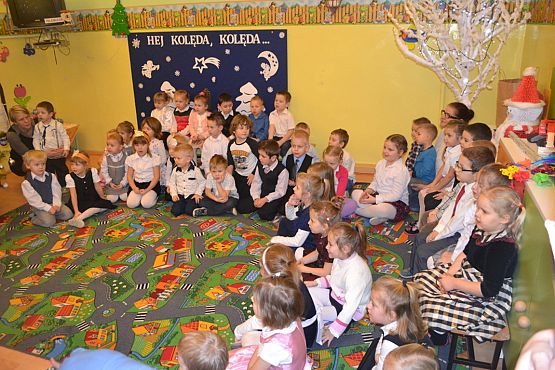 Grafika #10: Spotkanie wigilijne w Przedszkolu