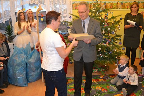 Grafika #12: Spotkanie wigilijne w Przedszkolu