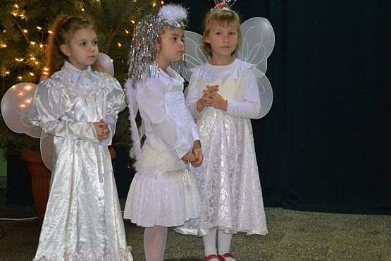 Grafika #1: Spotkanie wigilijne w Przedszkolu