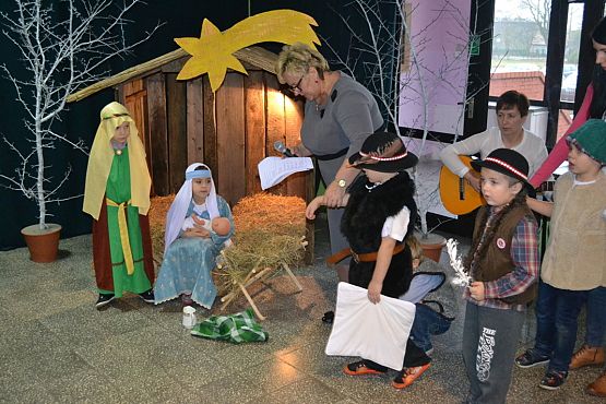 Grafika #3: Spotkanie wigilijne w Przedszkolu