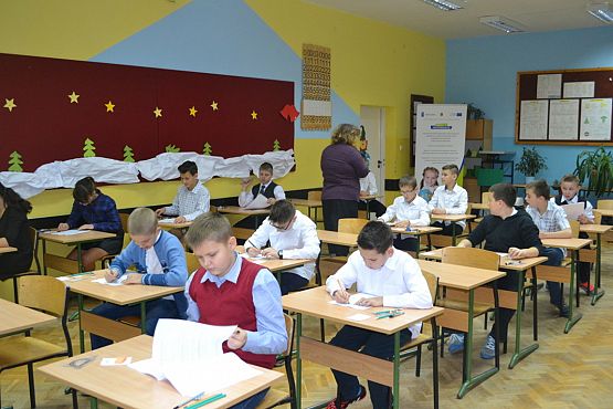 Grafika #3: Próbny sprawdzian w klasie szóstej