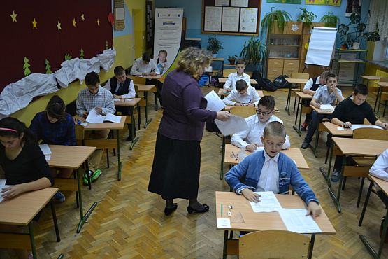 Grafika #4: Próbny sprawdzian w klasie szóstej