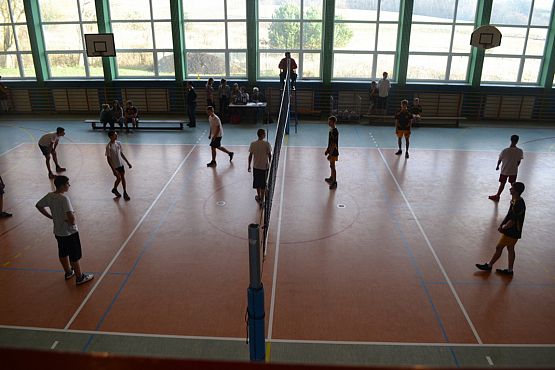 Grafika #5: Gminne zawody w Piłce Siatkowej Chłopców.