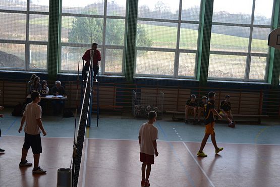 Grafika #6: Gminne zawody w Piłce Siatkowej Chłopców.