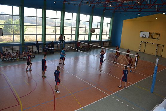 Grafika #8: Gminne zawody w Piłce Siatkowej Chłopców.