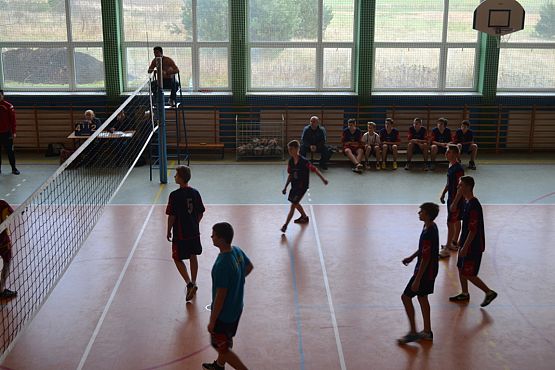 Grafika #11: Gminne zawody w Piłce Siatkowej Chłopców.