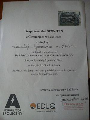 Grafika #7: Gimnazjaliści na "Bardzo długiej lekcji języka polskiego"