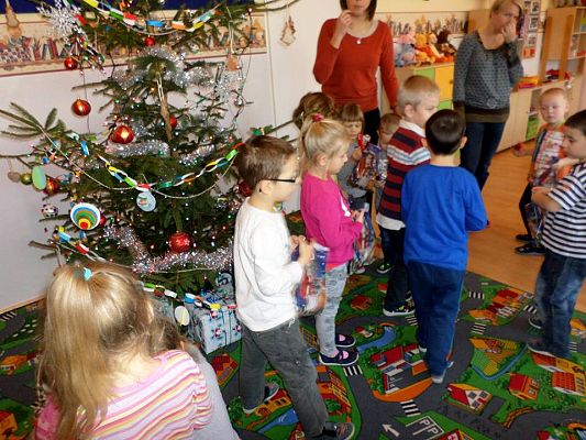 Grafika #9: Mikołaj w Przedszkolu