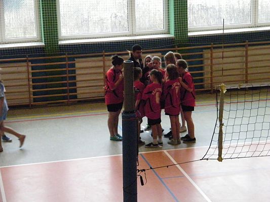 Grafika #2: Zawody piłki siatkowej dziewcząt klas IV- VI.