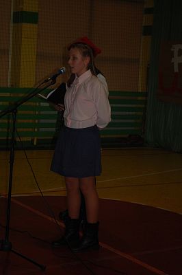 Grafika #5: Młodzież naszej szkoły gościnnie wystąpiła w Zespole Szkół w Garczegorzu i Gminnym Ośrodku Kultury w Nowej Wsi Lęborskiej z programem patriotycznym