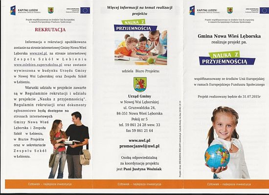 Grafika #1: Folder "Nauka z przyjemnością"