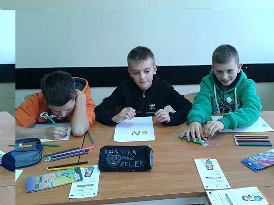 Grafika #16: Pierwsze zajęcia w ramach projektu " Nauka z przyjemnością"