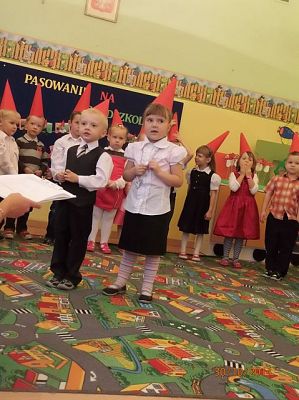 Grafika #9: Pasowanie na przedszkolaka